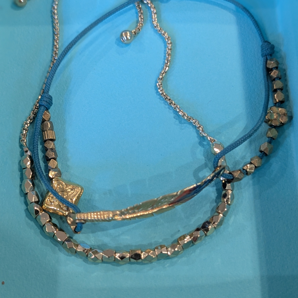 J. Crew Blue and Gold Bracelet Elegant Jewelry